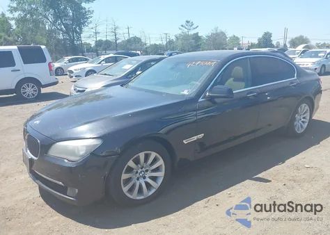 2011 BMW 750I xDrive из США, поврежденный, VIN WBAKC6C57BC395092